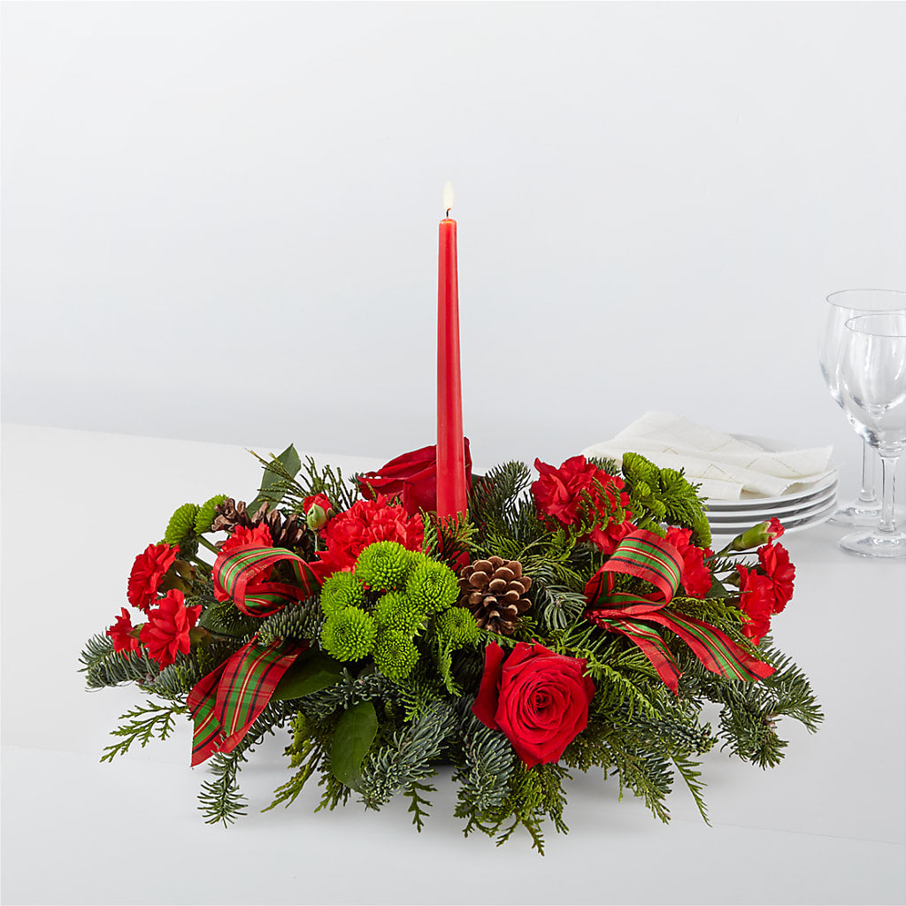By the Candlelight Centerpiece – MARILYN'S FLOWERS & GIFTS, Camden TN