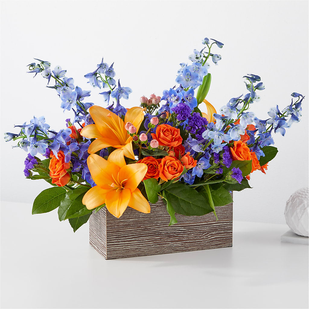 Radiant Citrus Box Bouquet – MARILYN'S FLOWERS & GIFTS, Camden TN