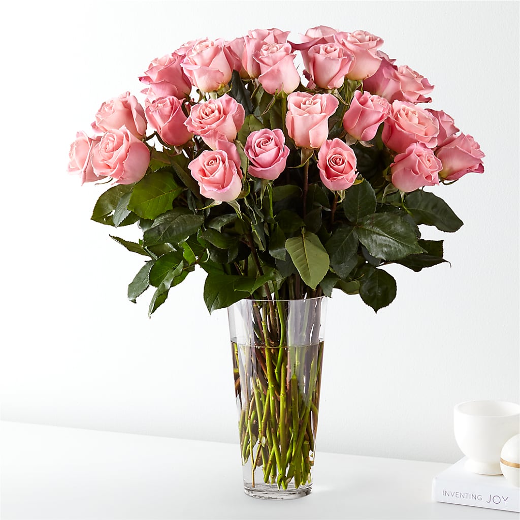 Long Stem Pink Rose Bouquet – MARILYN'S FLOWERS & GIFTS, Camden TN