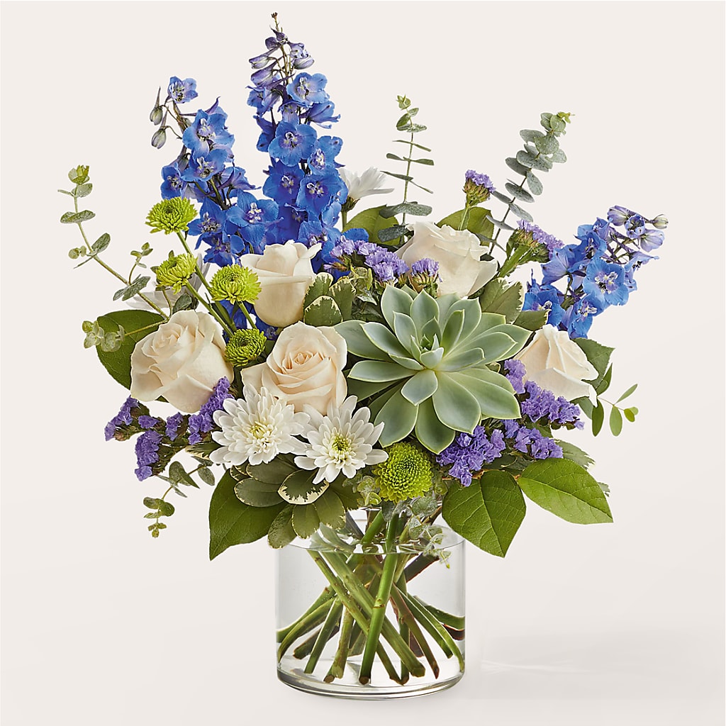 Cerulean Waves Bouquet – MARILYN'S FLOWERS & GIFTS, Camden TN