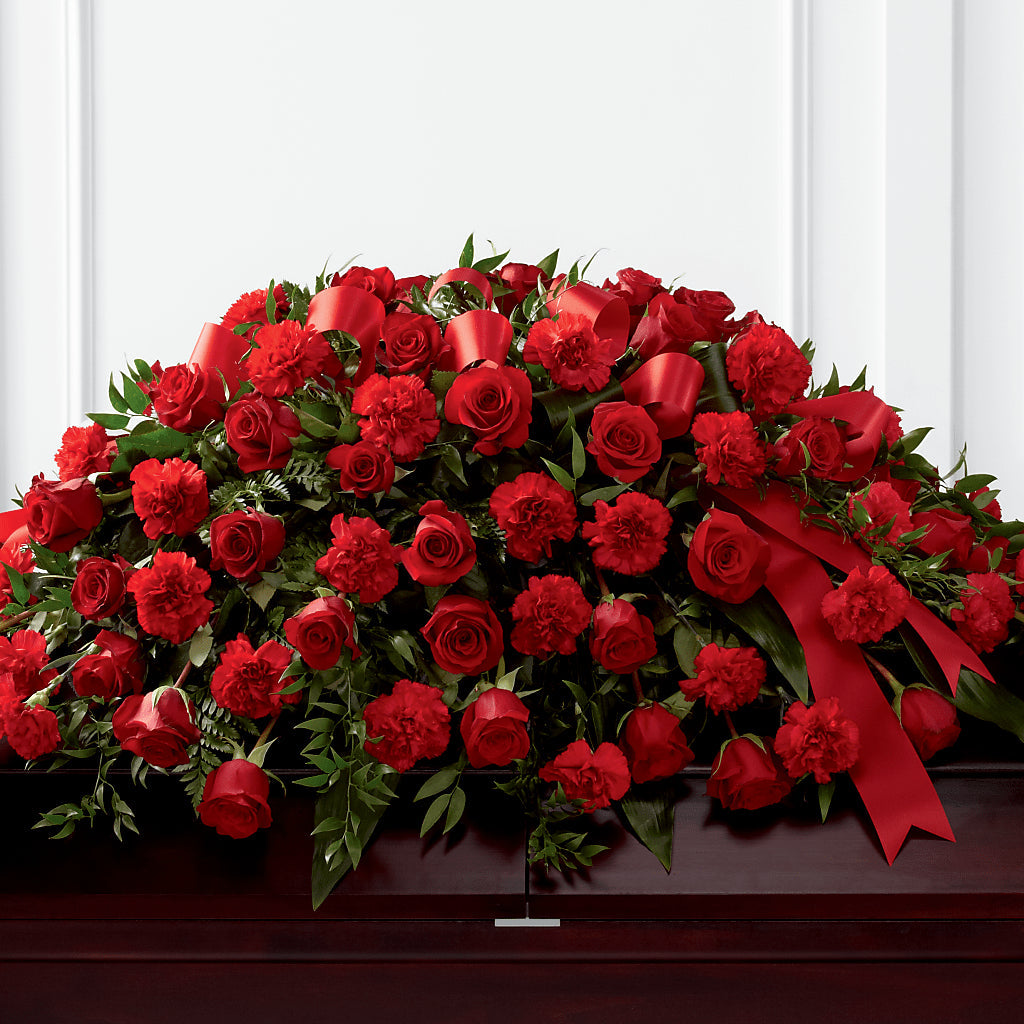 Tribute of Life Casket Spray – MARILYN'S FLOWERS & GIFTS, Camden TN