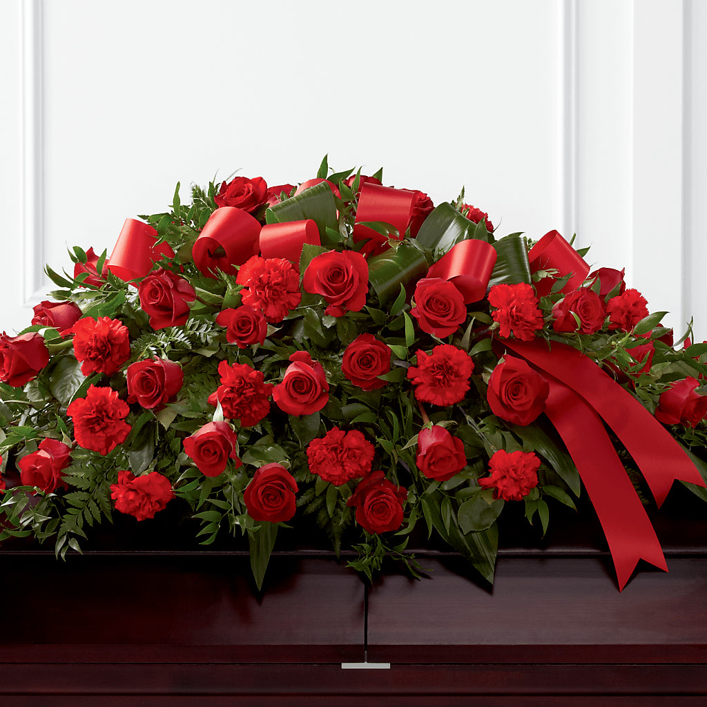 Tribute of Life Casket Spray – MARILYN'S FLOWERS & GIFTS, Camden TN