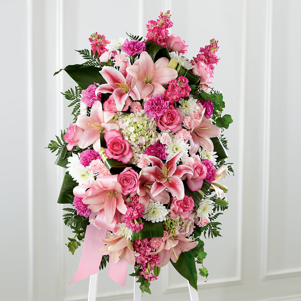 Comforting Standing Spray – MARILYN'S FLOWERS & GIFTS, Camden TN
