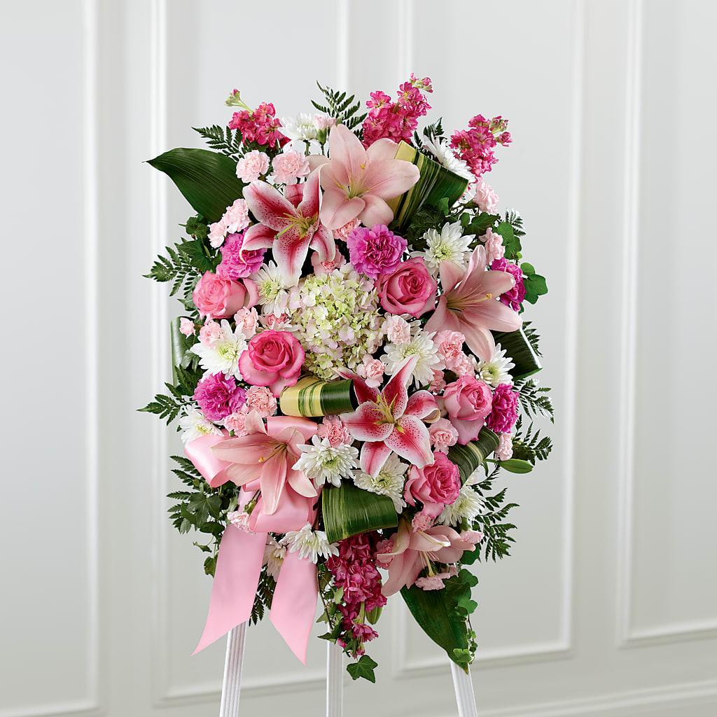 Comforting Standing Spray – MARILYN'S FLOWERS & GIFTS, Camden TN