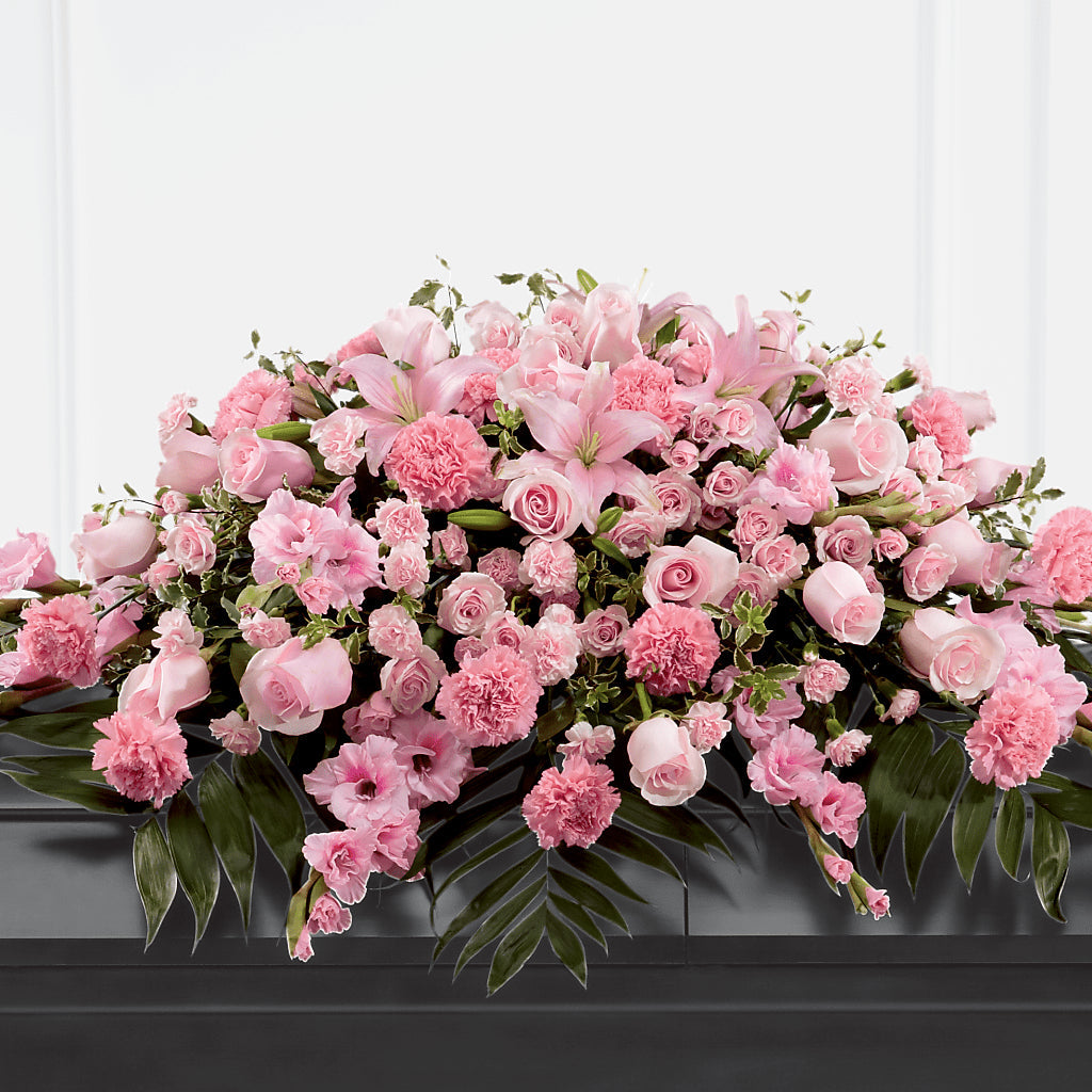 Garden of Comfort Casket Spray (Standard) – MARILYN'S FLOWERS & GIFTS, Camden TN