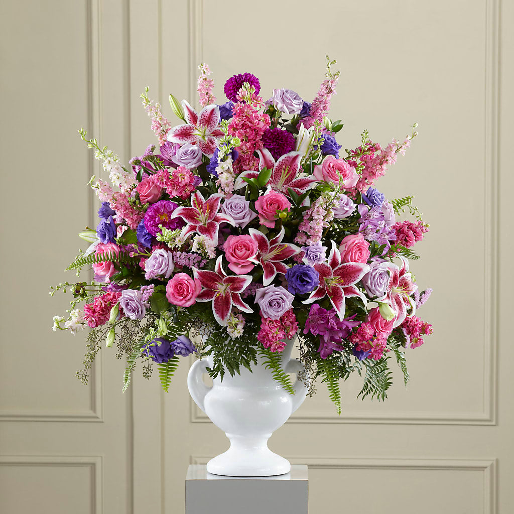 Peaceful Tribute Arrangement – MARILYN'S FLOWERS & GIFTS, Camden TN
