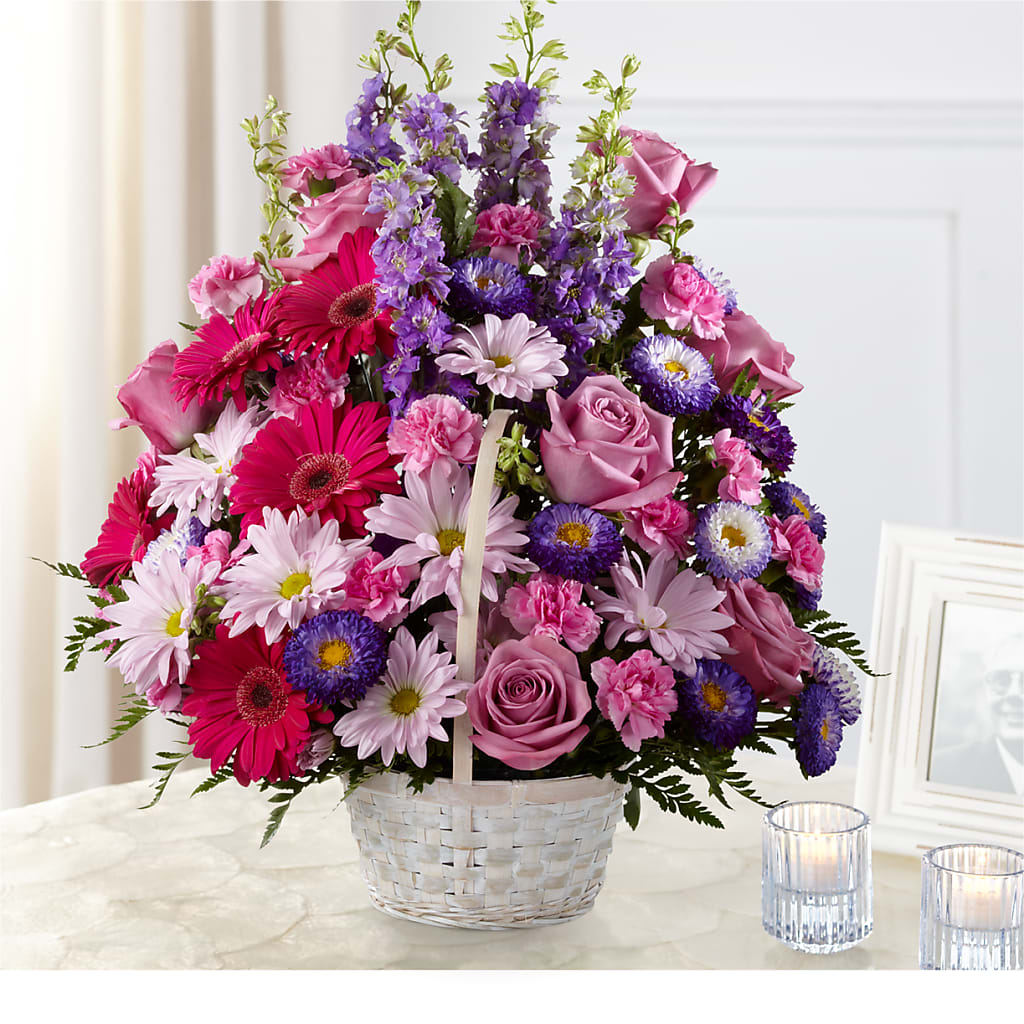 Pastel Peace Basket – MARILYN'S FLOWERS & GIFTS, Camden TN