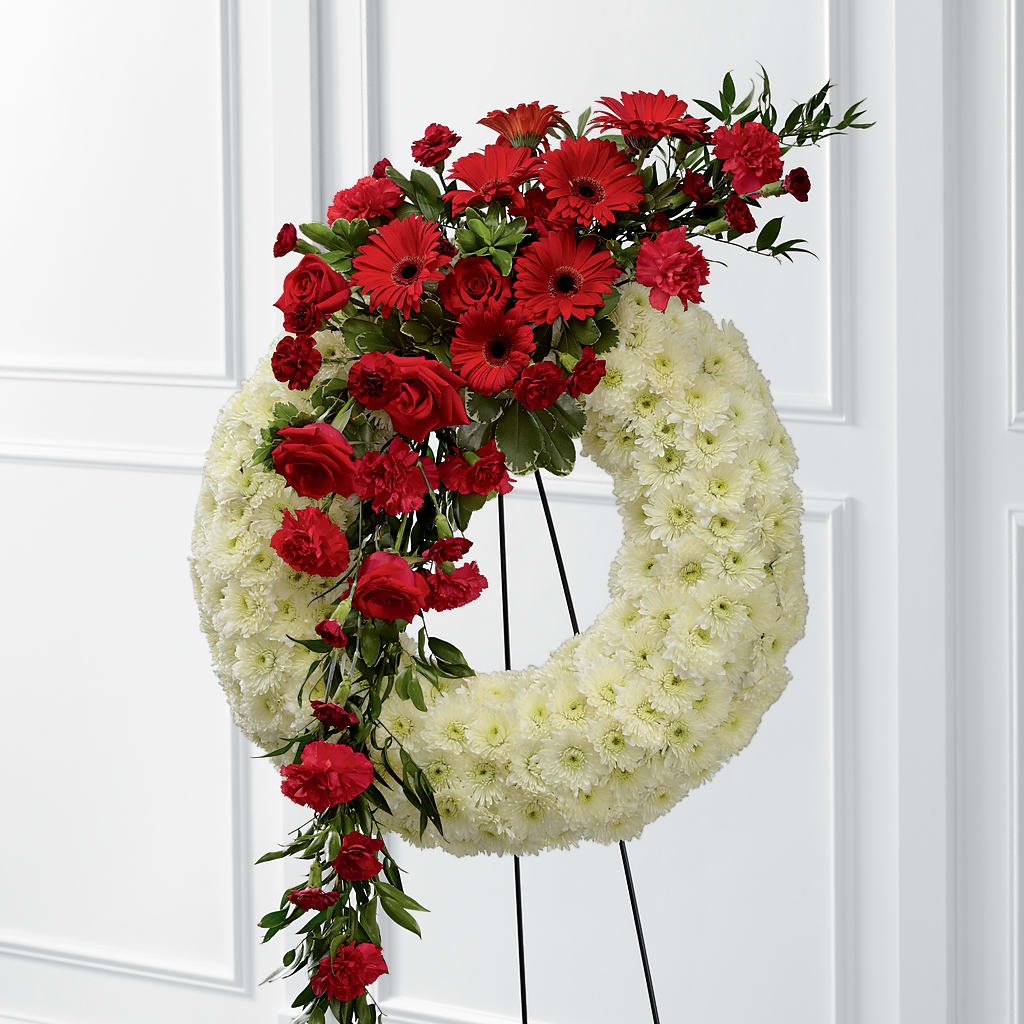 Graceful Tribute Wreath – MARILYN'S FLOWERS & GIFTS, Camden TN
