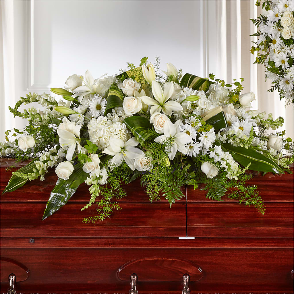 Abundance Casket Spray – MARILYN'S FLOWERS & GIFTS, Camden TN