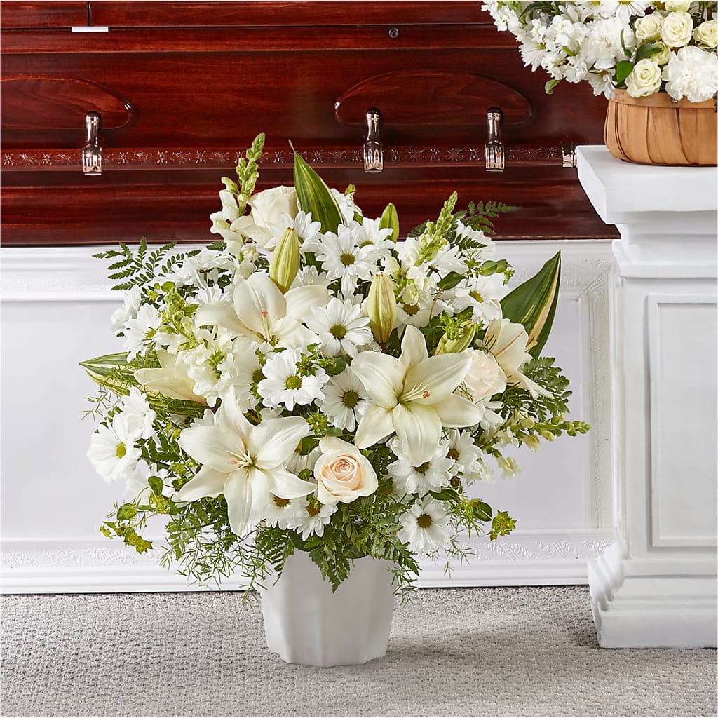 Thoughts of Tranquility Floor Basket – MARILYN'S FLOWERS & GIFTS, Camden TN