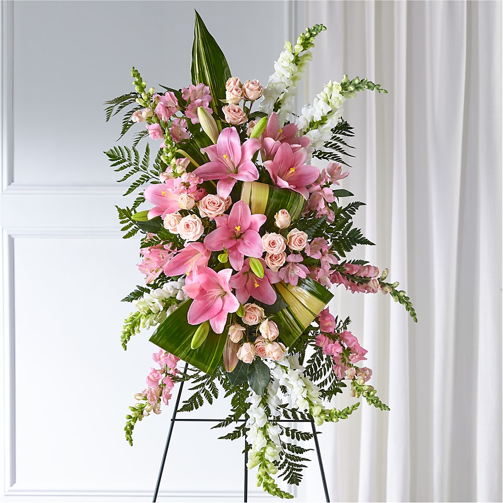 Elegant Embrace Standing Spray – MARILYN'S FLOWERS & GIFTS, Camden TN