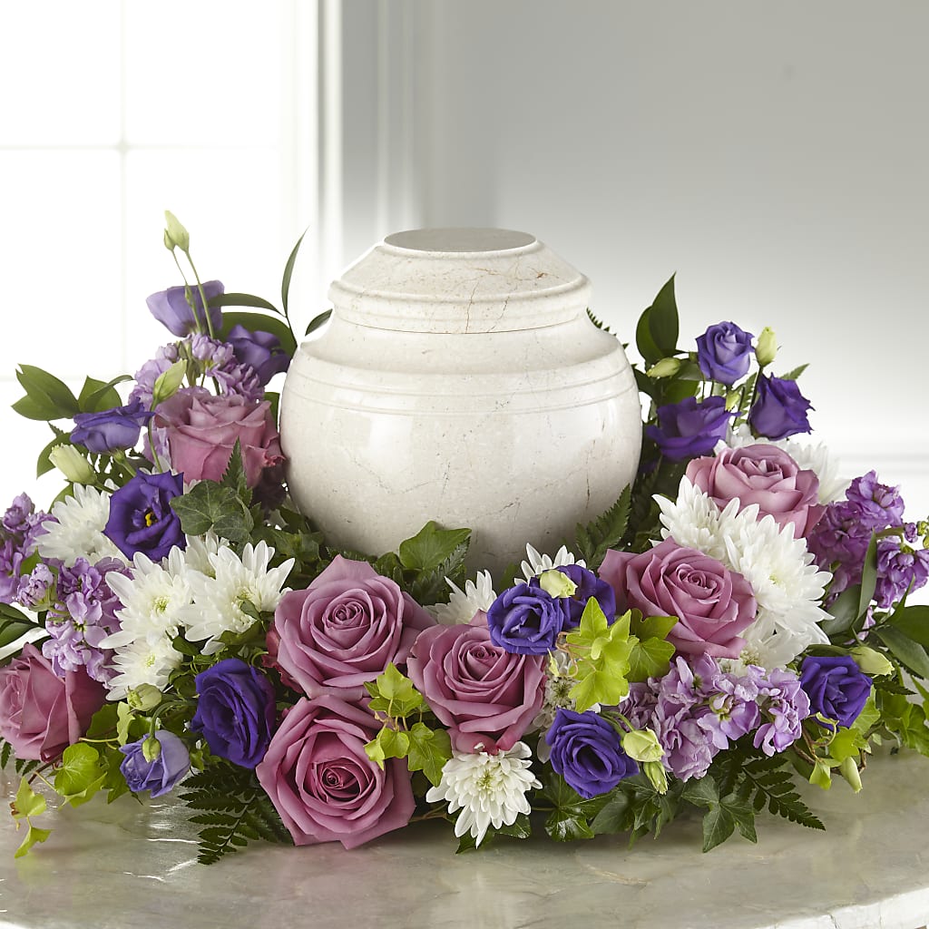 Blooming Sympathy Cremation Adornment – MARILYN'S FLOWERS & GIFTS, Camden TN