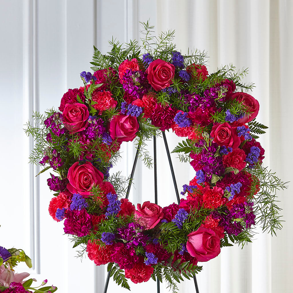 Calming Colors Wreath – MARILYN'S FLOWERS & GIFTS, Camden TN