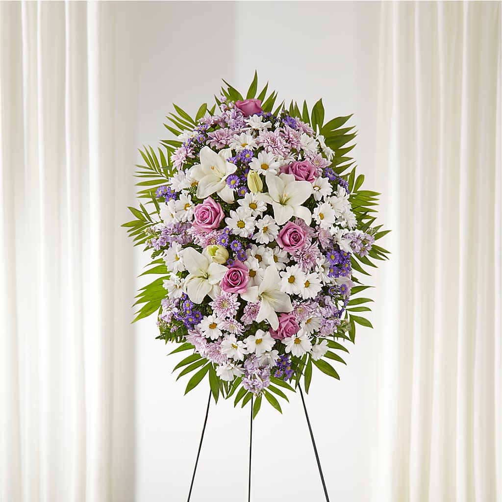 Surrounded by Love Standing Spray – MARILYN'S FLOWERS & GIFTS, Camden TN