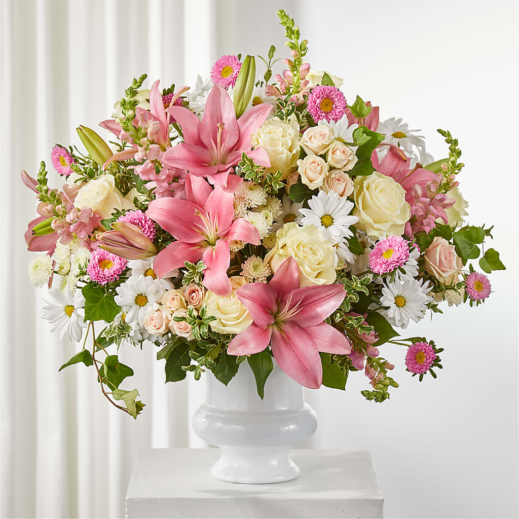 Empathetic Blooms Urn Arrangement – MARILYN'S FLOWERS & GIFTS, Camden TN
