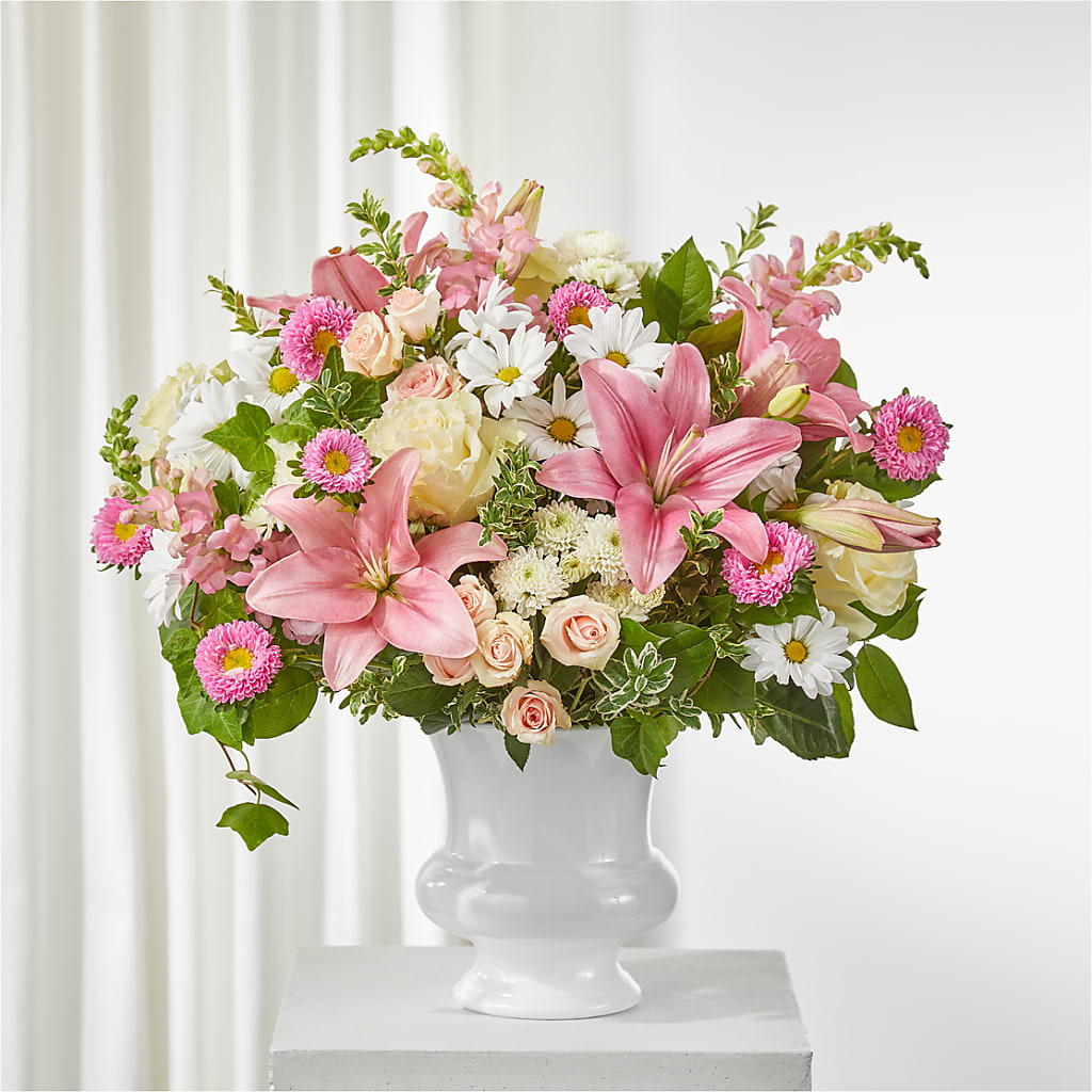 Empathetic Blooms Urn Arrangement – MARILYN'S FLOWERS & GIFTS, Camden TN