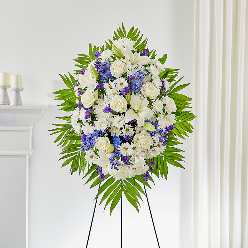At Rest Standing Spray – MARILYN'S FLOWERS & GIFTS, Camden TN