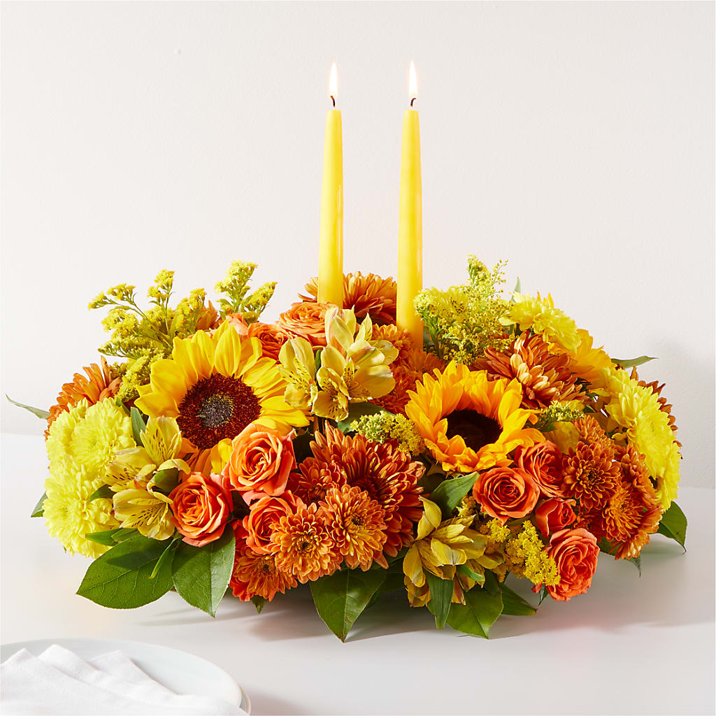 Autumn Harmony Centerpiece – MARILYN'S FLOWERS & GIFTS, Camden TN
