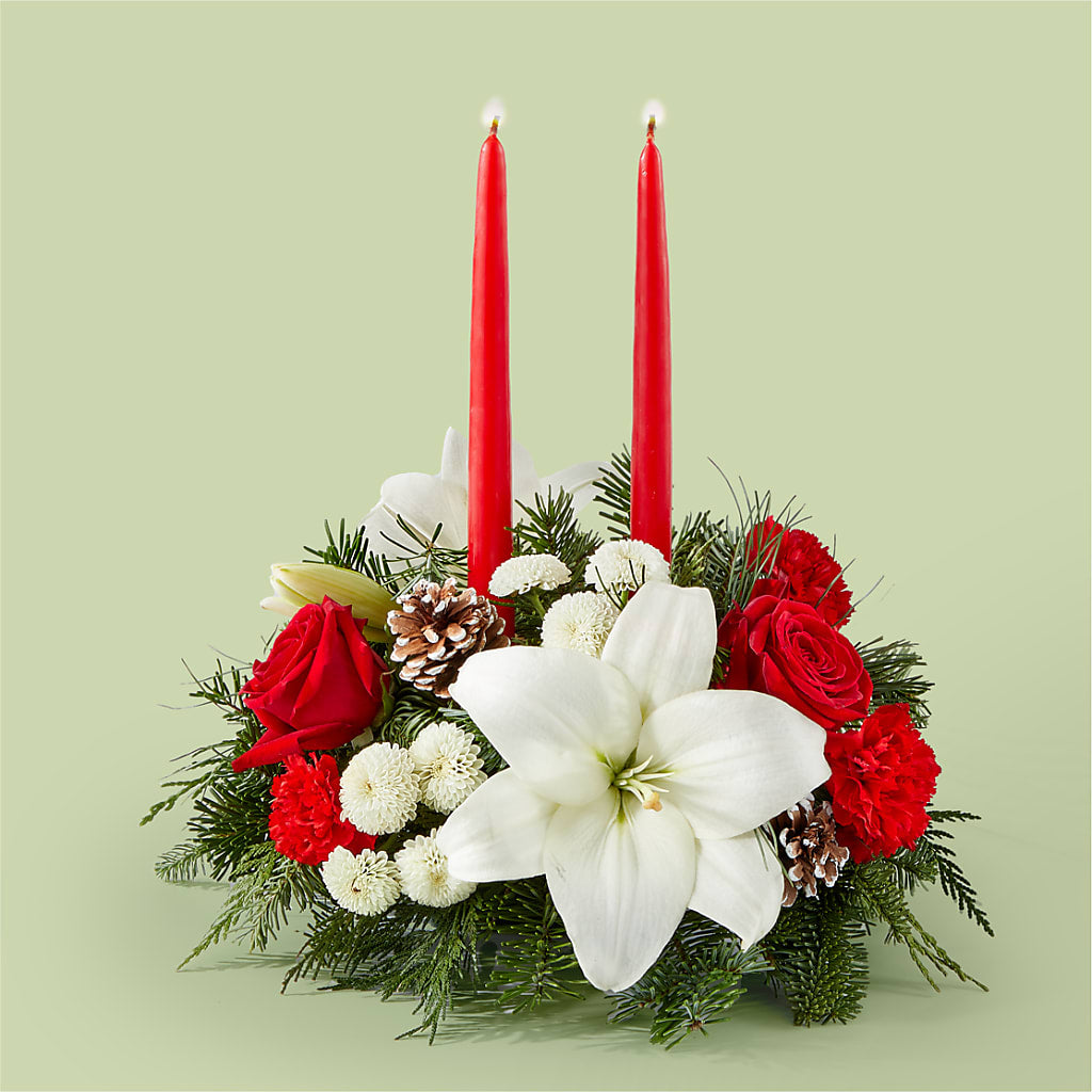 Seasonal Festivities Centerpiece – MARILYN'S FLOWERS & GIFTS, Camden TN