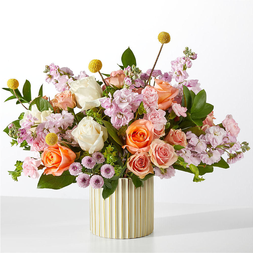 French Market Bouquet with Ivory Vase – MARILYN'S FLOWERS & GIFTS, Camden TN