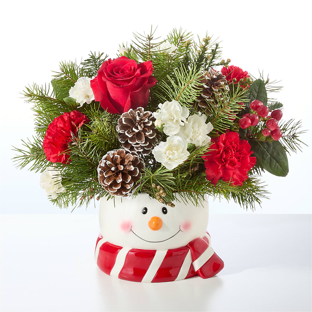 Jolly Snowman Bouquet – MARILYN'S FLOWERS & GIFTS, Camden TN