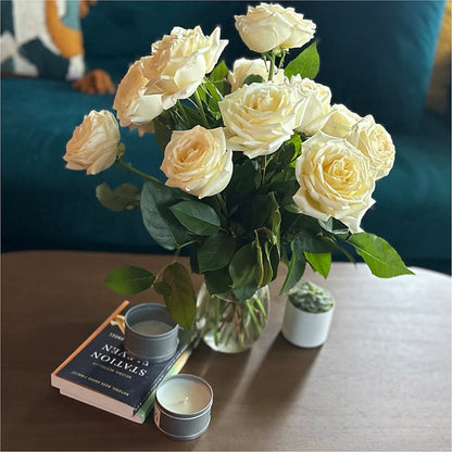 Long Stem Yellow Rose Bouquet – MARILYN'S FLOWERS & GIFTS, Camden TN