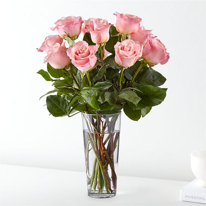 Long Stem Pink Rose Bouquet – MARILYN'S FLOWERS & GIFTS, Camden TN