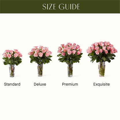 Long Stem Pink Rose Bouquet – MARILYN'S FLOWERS & GIFTS, Camden TN