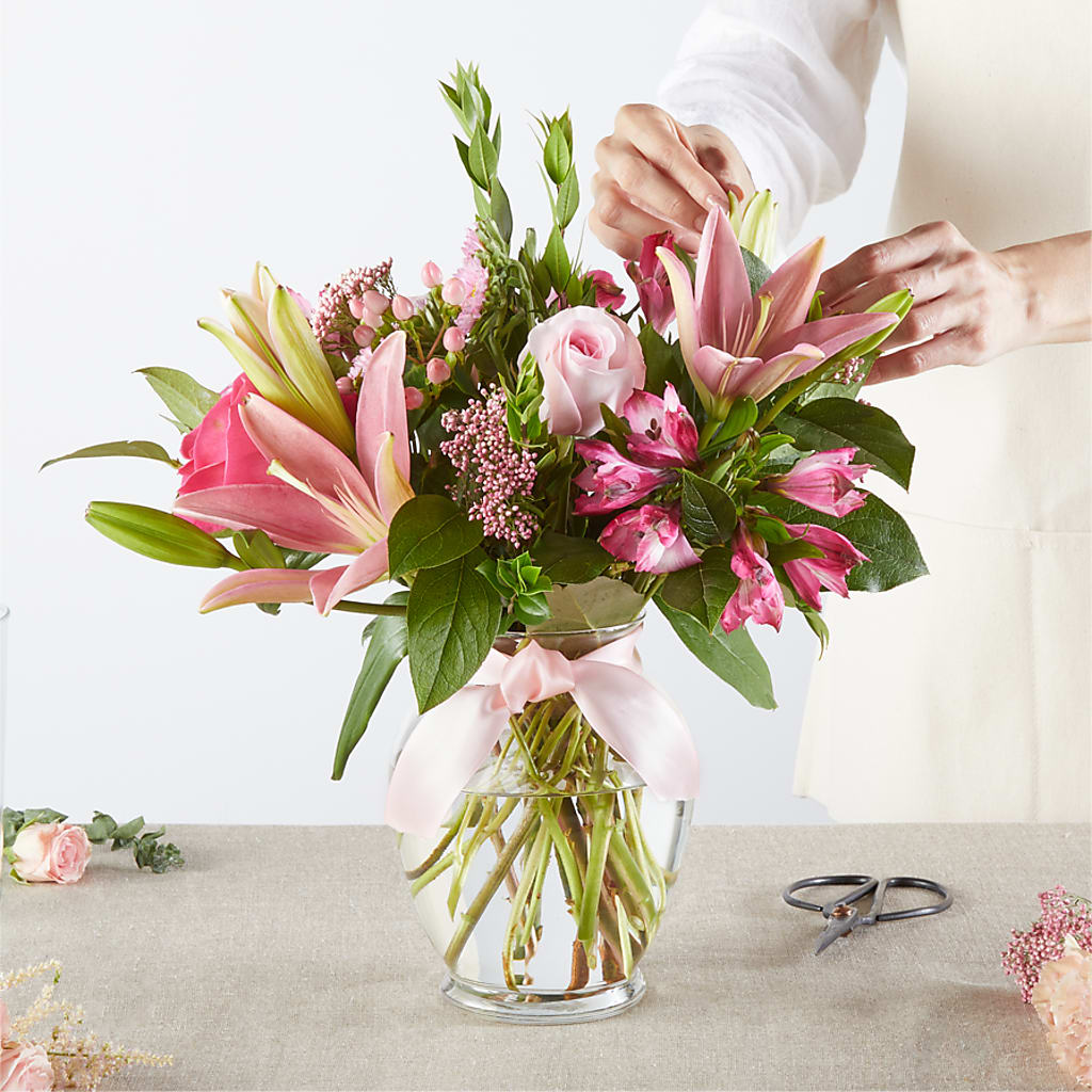 Pink Ribbon - A Florist Original – MARILYN'S FLOWERS & GIFTS, Camden TN
