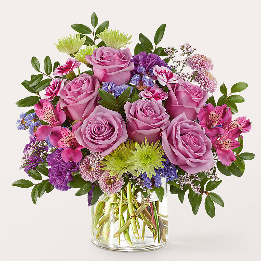 Glass Half Full Bouquet – MARILYN'S FLOWERS & GIFTS, Camden TN