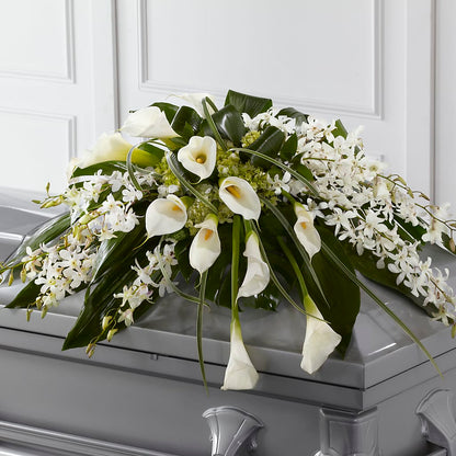 Angel Wings Casket Spray – MARILYN'S FLOWERS & GIFTS, Camden TN
