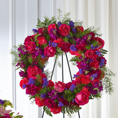 Calming Colors Wreath – MARILYN'S FLOWERS & GIFTS, Camden TN