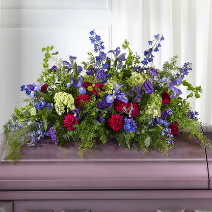 Always Treasured Casket Spray – MARILYN'S FLOWERS & GIFTS, Camden TN