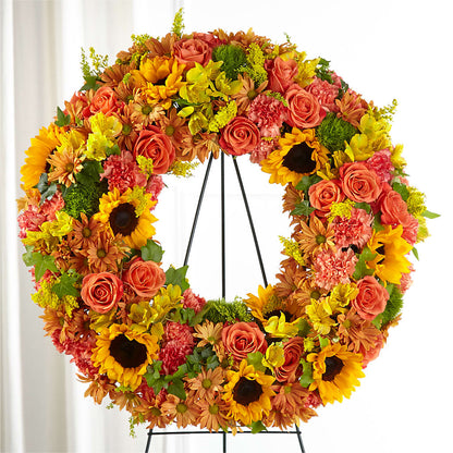 Autumnal Memories Wreath (Standard) – MARILYN'S FLOWERS & GIFTS, Camden TN