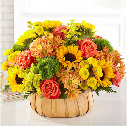 Harvest Sunflower Basket – MARILYN'S FLOWERS & GIFTS, Camden TN