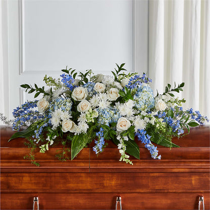 Timeless Essence Casket Spray – MARILYN'S FLOWERS & GIFTS, Camden TN