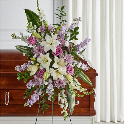 Grateful Hearts Standing Spray – MARILYN'S FLOWERS & GIFTS, Camden TN
