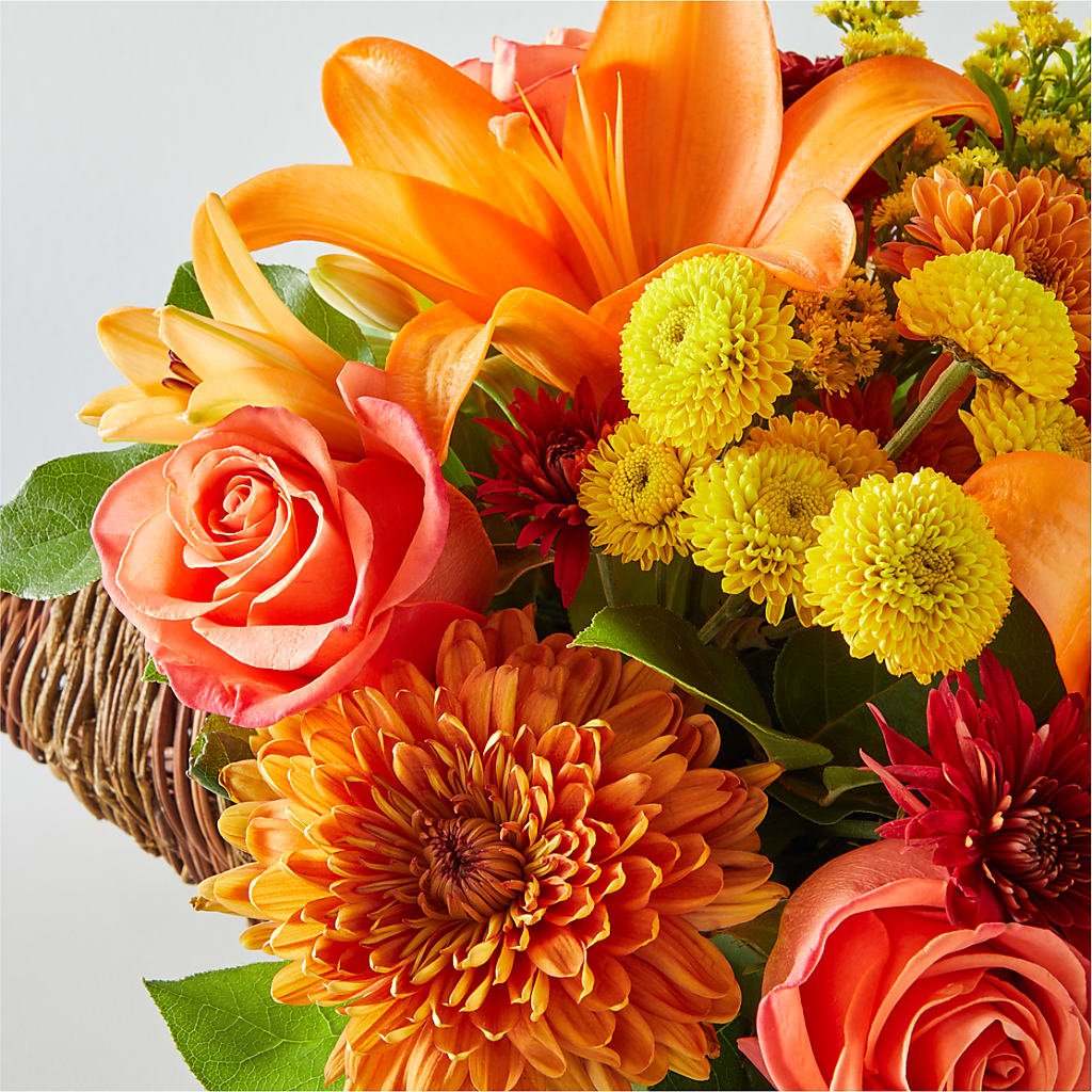 Bouquet of Blessings Cornucopia – MARILYN'S FLOWERS & GIFTS, Camden TN