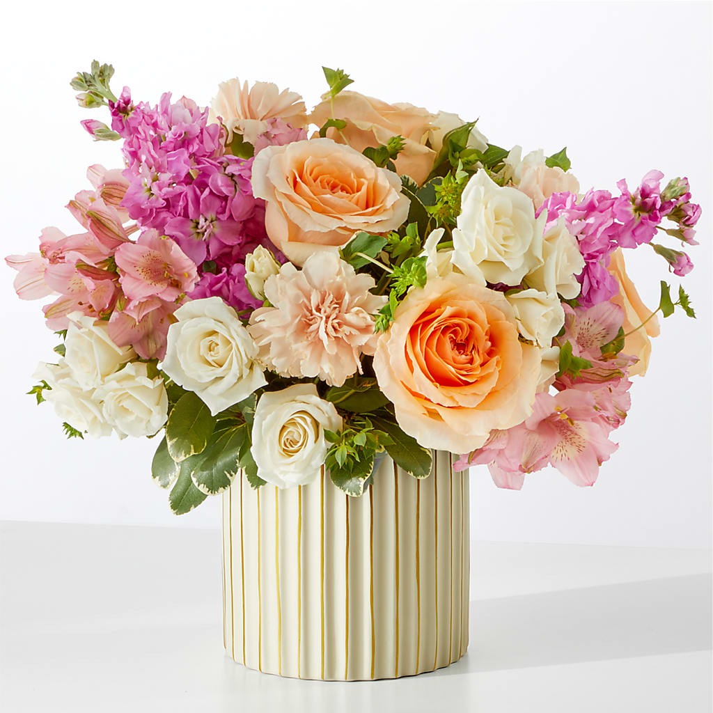 Paradise Bouquet with Ivory Vase – MARILYN'S FLOWERS & GIFTS, Camden TN