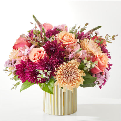 Berry Cobbler Bouquet with Ivory Vase – MARILYN'S FLOWERS & GIFTS, Camden TN