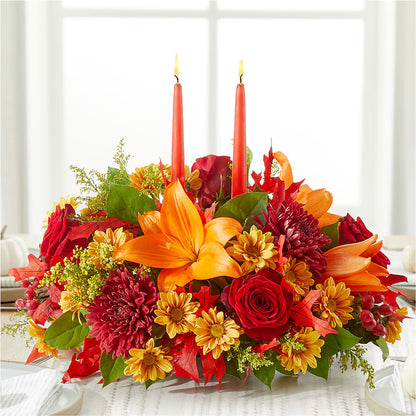 Autumn's Embrace Centerpiece – MARILYN'S FLOWERS & GIFTS, Camden TN
