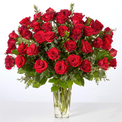Forever Yours Fifty Stem Red Rose Bouquet – MARILYN'S FLOWERS & GIFTS, Camden TN
