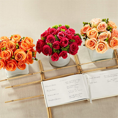 Dawn Rose Centerpiece – MARILYN'S FLOWERS & GIFTS, Camden TN